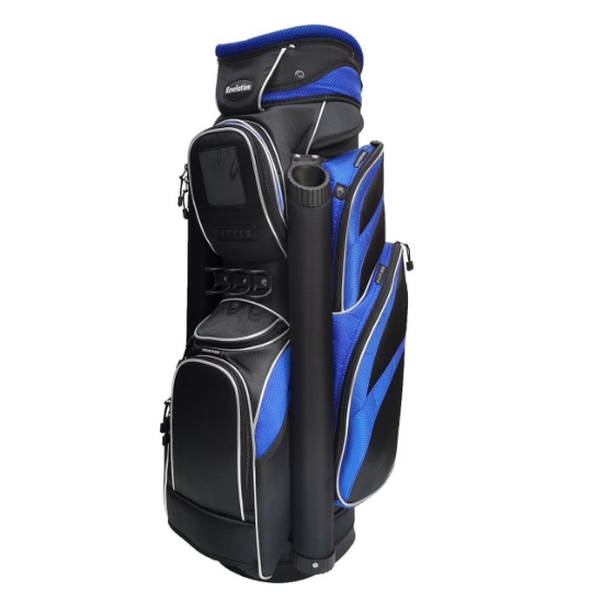 Revelation 'Commander' Cart Bag - Black / Royal Blue